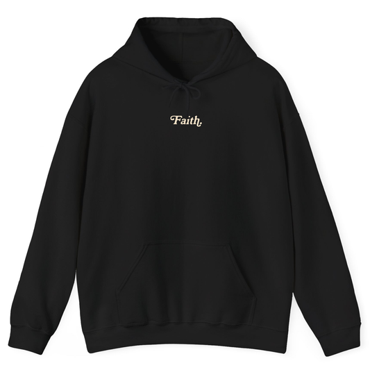 Faith. Hoodie (Black/Cream)