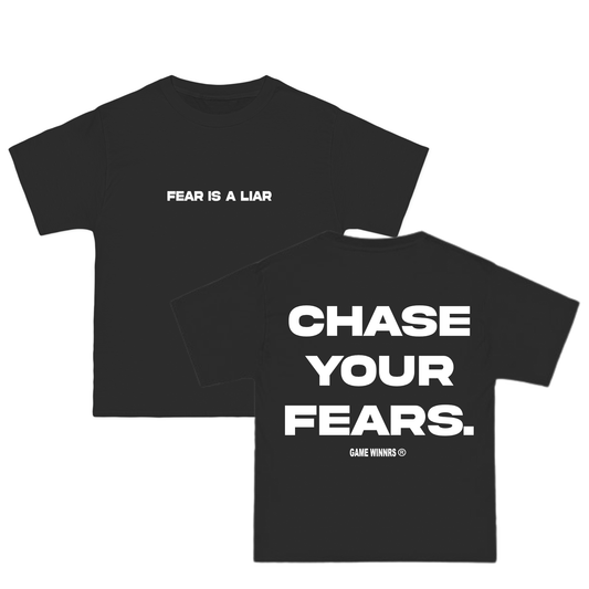 Fear is a Liar Tee (Black/White)